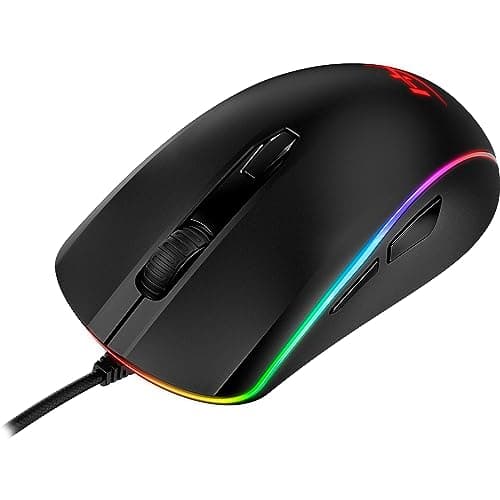 HyperX Pulsefire Surge Gaming Mouse - Wired USB, 6 Programmable Buttons, 360° RGB Lighting, Up to 16000 DPI, Reliable Omron Switches, Compatible with PC, PS4, PS5, Xbox (Renewed) 5