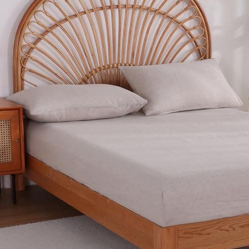 100% French Linen Pillowcase Set of 2, Breathable Envelope Closure Soft Linen Pillow Cover,Soft Luxury Hotel & Home Use, Gift 6