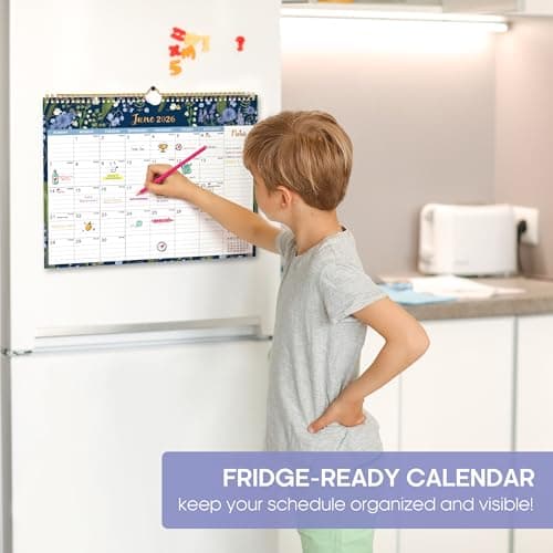 Calendar 2026-2027, 21-Month Wall Calendar Runs Until Jun 2027,11.5" x 14.7",Large Monthly Calendar with Twin-Wire Binding, Perfect for Home or Office - Midnight Garden 5