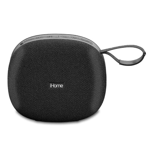 iHome Bluetooth Speaker with FM Radio, Micro SD Card and USB Inputs, Portable Speaker with 30 Hour Battery Life (iBT330)