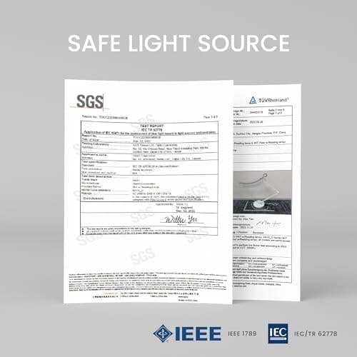 BenQ e-Reading Desk Lamp - Ultrawide and Bright Lighting, Dimmable, Dual Smart Mode, Adjustable Arm, Auto-dimming, High CRI, Eye-Caring Lamp for Home Office, Reading, Study, Craft, Matte Silver 6