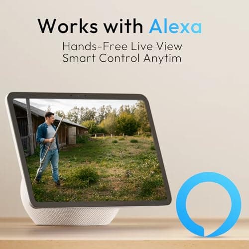 Rraycom 4G LTE Cellular Security Camera Wireless Outdoor, No WiFi Solar Powered Camera,360° Live View, 2K Color Night Vision, PIR Motion Sensor, 2 Way Talk, Includes SIM Card,Waterproof,Works w/Alexa 9