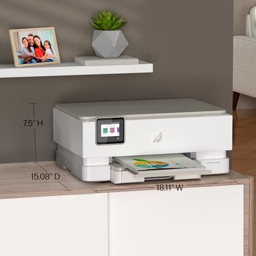HP Envy Inspire 7255e Wireless Color Inkjet Printer, Print, scan, copy, Easy setup, Mobile printing, Best-for-home, 3 month Instant Ink trial included, AI-enabled (1W2Y9A) 6
