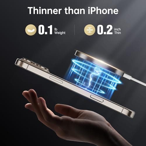 2026 Latest Magnetic Wireless Charger for iPhone:Mag-Safe Charger Fast Charging, 2 Pack 20W USB C Charging Block Adapter for iPhone 17 16 15 14 13 12 Pro Max Plus & Airpods 2 3 4Pro 5