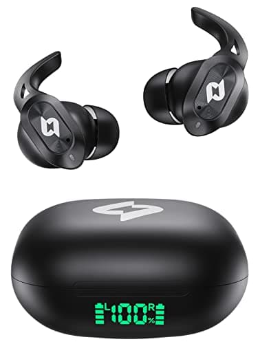 Yeteky Wireless Headphones Bluetooth Earbuds with Wireless Charging Case