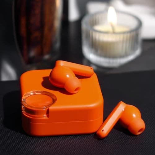 CMF by Nothing Buds 2 48dB Hybrid ANC True Wireless Earbuds, Strong and Comfort Noise Cancelling, Ultra Bass and Dirac Sound, in-Ear Detection, 55H Playtime, 6ENC Mics, Bluetooth 5.4 Light Orange 5