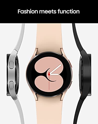 Samsung Galaxy Watch 4 40mm Bluetooth Smartwatch with ECG Heart Rate Monitor, Tracker for Health, Fitness, Running, Sleep Tracking, GPS Fall Detection, US Version, SM-R860NZDAXAA, Pink Gold 7