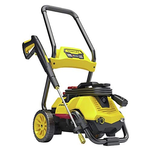 Stanley SLP2050 2 in 1 Electric Pressure Washer, 2050 PSI, 1.4 GPM, 13 AMP, with Detachable Cart, Metal Lance, Foam Cannon, Trigger Gun, 25' Hose