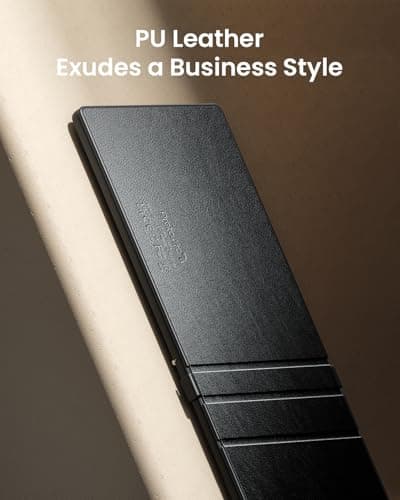 ProtoArc Foldable Compact Keyboard, XK04 Portable Bluetooth Keyboard with PU Leather Cover, Pocket-Sized Wireless Travel Keyboards for iPad, iPhone, Smartphone, Tablet and Laptop - Black 8