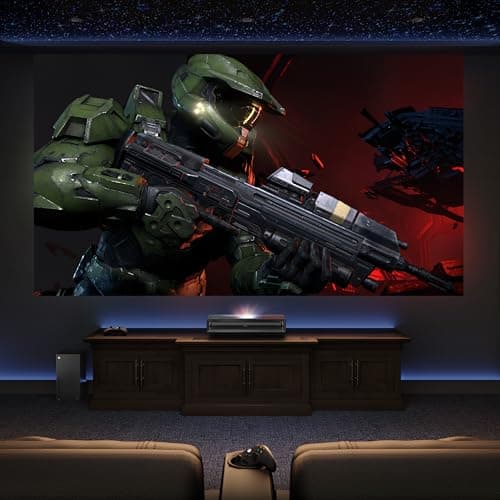 Hisense PX3-PRO Laser Cinema Triple Laser Ultra Short Throw Home Theater Projector, 80"~150", 4K UHD, Dolby Vision & Atmos, HDR10+, IMAX Enhanced, 3000 ANSI Lumens, Google TV 13