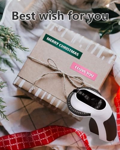 Zodzi Embossing Label Maker Machine with Tapes, Embosser Handheld Label Machine, Vintage Label Maker Embossed Labeler with 3 Rolls Emboss Tapes for Home DIY Crafting - Black 8