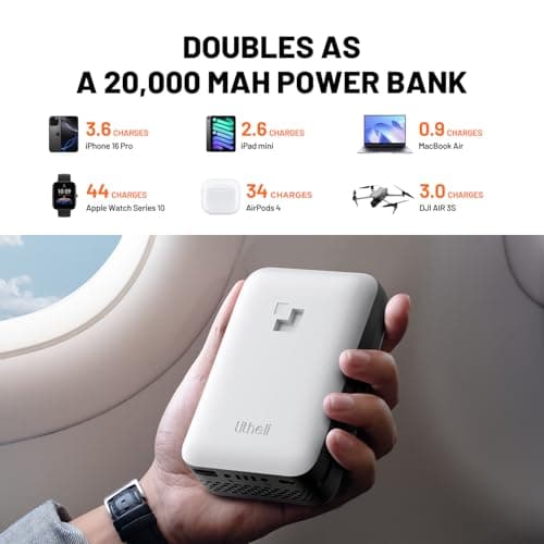 Litheli 20V Cordless Pressure Washer 609 PSI Portable Electric Power Washer with 5-in-1 Nozzl Cannon for Car Floor Fence Wall Cleaning, 4.0 Ah Battery Include 8