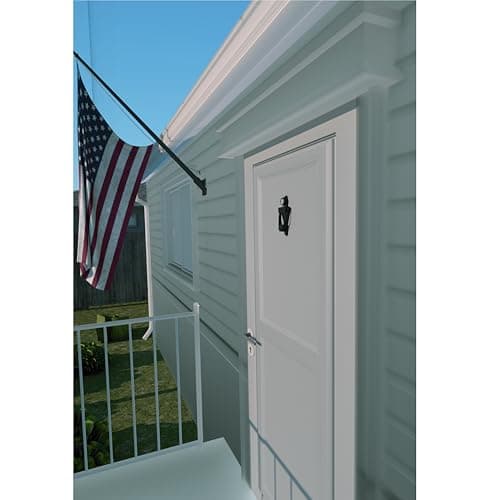 TB-SENROCA Elegant 5 Inch Matte Black Door Knocker with 180 Degree Peephole - Perfect for Front Door Security - Includes Door Viewer Peephole and Door Knockers for Front Door 8