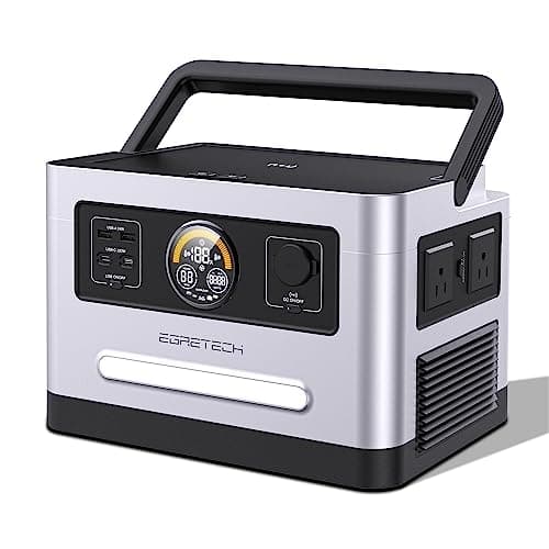 Egretech Sonic 1200W Portable Power Station, Solar Generator 1200W, 999Wh Backup Lithium Battery, 1.67H to Full Charged, with 8 Output Ports for Outdoor, Camping RVs Van Emergency(Peak 2400W)