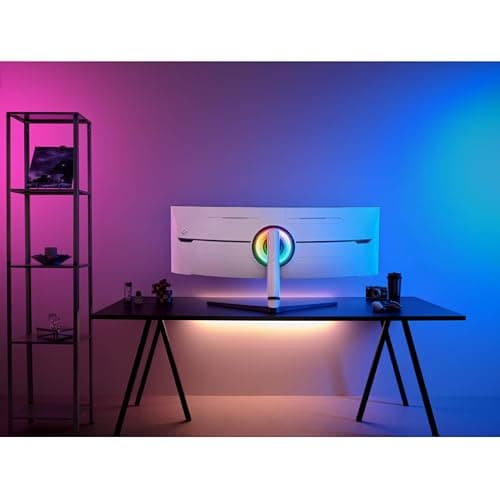 Samsung 57" Odyssey Neo G9 (G95NC) Series Dual 4K UHD 1000R Curved Gaming Monitor, 240Hz, 1ms with DisplayPort 2.1, Quantum Mini-LED, DisplayHDR 1000, AMD FreeSync Premium Pro, LS57CG952NNXZA 26