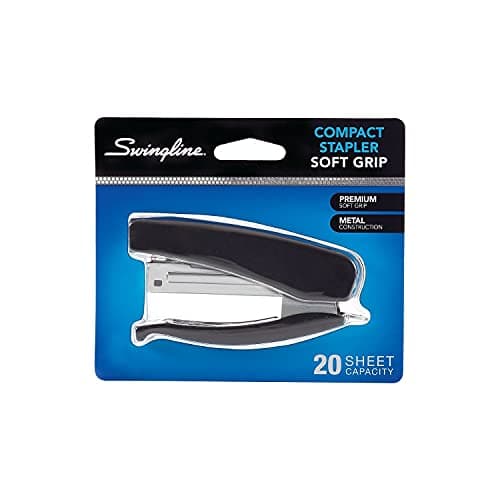 Swingline Soft Grip Stapler, 20 Sheet Capacity, Compact, Handheld Stapler, Black (09901) 6