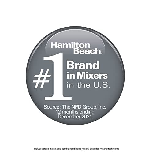 Hamilton Beach Classic Stand and Hand Mixer, 4 Quarts, 6 Speeds with QuickBurst, Bowl Rest, 290 Watts Peak Power, Aqua Blue (64658) 8