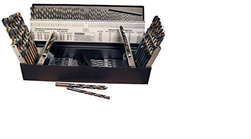 Viking Drill and Tool by Norseman 93840 SP-115 Type 240-UB 135 Degree Split Point Magnum Super Premium Jobber Drill Set (115 Piece)