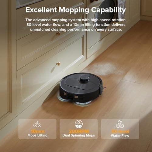 roborock QV 35A Robot Vacuum and Mop with Official Floor Cleaning Solution 5