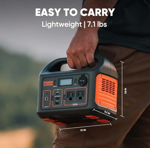 Jackery Portable Power Station Explorer 300, 293Wh Backup Lithium Battery, Solar Generator for Outdoors Camping Travel Hunting Blackout (Solar Panel Optional) 5