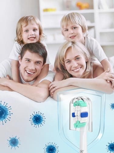 OLINS KAKO Replacement Brush Heads for Philips Sonicare Toothbrush Handles Toothbrush Heads for Sonicare (Pack of 8) 8