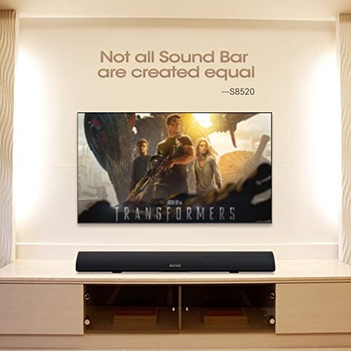 80Watt 34Inch Sound bar, Bestisan Soundbar Bluetooth 5.0 Wireless and Wired Home Theater Speaker (DSP, HDMI-ARC, Bass Adjustable, Optical Cable Included) 6