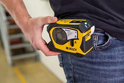 Brady M211 Portable Bluetooth Monochrome Label Printer, Yellow/Black 5