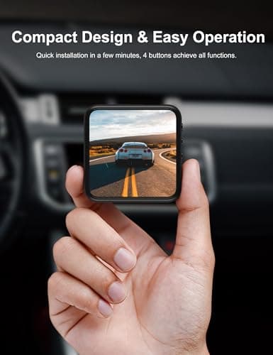 iZEEKER 2.5K Dash Cam Front and Rear with SD Card, 1440P Car Camera Dashboard, Dual Dashcam for Cars 170° Wide Angle, G-Sensor, Night Vision, 24H Parking Monitor Support, WDR 7