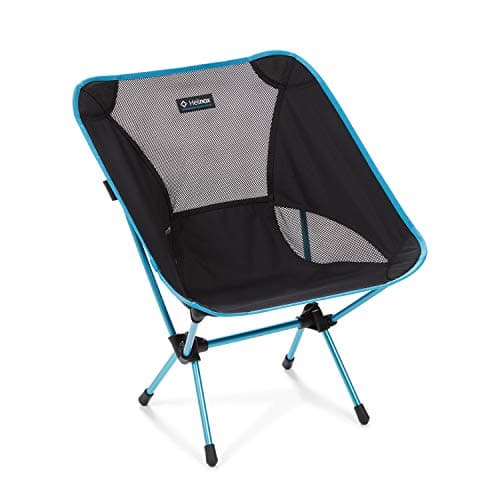 Helinox Chair One Original Lightweight Compact Collapsible Camping Chair Black/Blue, 2.1lbs Outdoor Chairs, Camping Chairs for Adult,Portable Chairs for Outside, Backpacking, Picnic, Adventures