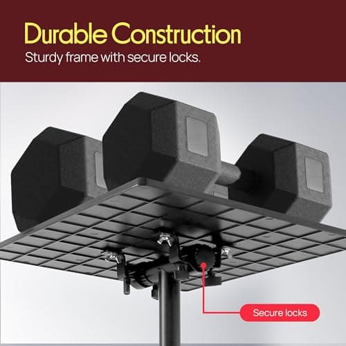 PYLE-PRO Universal Laptop Projector Tripod Stand - Computer, Book, DJ Equipment Holder Mount Height Adjustable Up to 39.37” w/ 14” x 11” Plate Size -for Office, Home, Stage, Studio, DJ Racks Holder 5