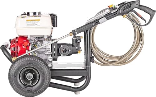 Simpson 61014 3500 PSI at 2.5 GPM Honda GX200 with AAA AX300 Axial Cam Pump Cold Water Professional Gas Pressure Washer PS61002-S 12