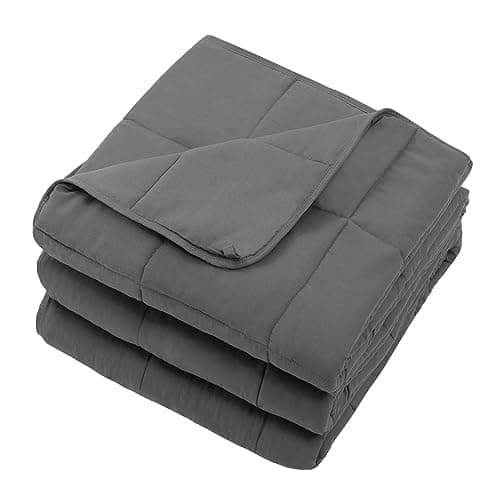 Weighted Blanket for Adults 25lbs, 88"x104", Cal King Cooling Heavy Throw Blanket for 220-280lbs, Microfiber Soft Thick Big Blankets Weighted Comforter Breathable Gift for Sleeping, Grey 8
