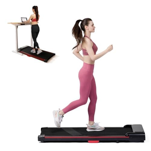 GTRACING Walking Pad Under Desk Treadmill for Home, Portable Treadmill with Remote Control, Jogging Machine 300 lbs Weight Capacity