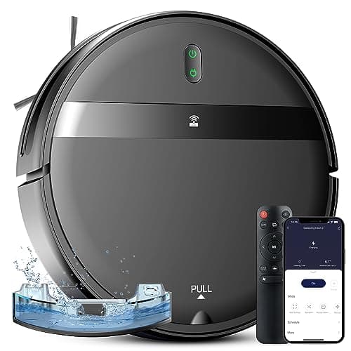 Kilgone Robot Vacuum and Mop Combo, Tangle-Free Powerful Suction, Robotic Vacuum Cleaner - Alexa & App Scheduling, Long Runtime, Automatic Robot Vacuum Cleaners for Home
