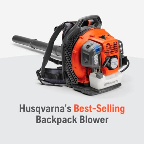 Husqvarna 150BT Gas Leaf Blower, 51-cc 2.16-HP 2-Cycle Backpack Leaf Blower, 765-CFM, 270-MPH, 22-N Powerful Clearing Performance and Ergonomic Harness System, 970466901 7