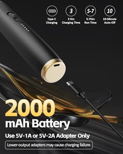 2-in-1 Detachable Percussion Massage Gun with Extension Handle, Back Massager for Pain Relief Deep Tissue Muscle Massager for Arm Shoulder Lower Back Thigh Waist, Gifts for Women , FSA-HSA Eligible 7