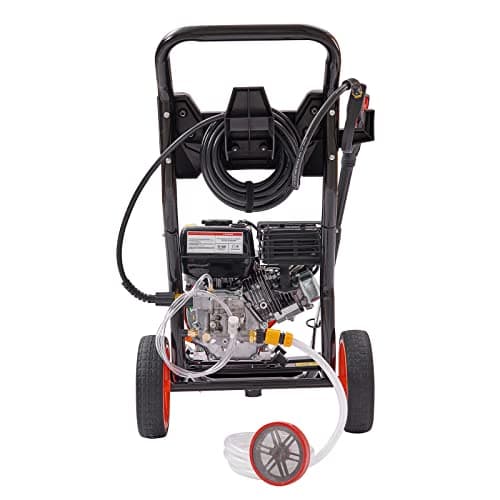 VEVOR Gas Powered Pressure Washer 3400 PSI 2.6 GPM, with Spray Gun and Extension Wand, 5 Quick Connect Nozzles, Copper Pump 9