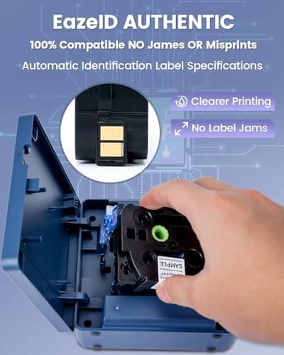 1 Inch Label Maker Machine with-Tape Large Print, Rechargeable Label Maker Waterproof-Labels, Wireless Bluetooth Labeler Print Wide Tapes 9mm 12mm 18mm 24mm, P780BT for Business Warehouse Industrial 7