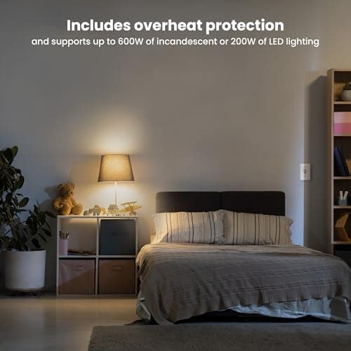 Feit Electric Toggle Dimmer with Light Switch for Dimmable LED Light Bulbs, Single Pole or 3-Way, Wall Plate and Wire Nut Installation Included, DIM/Toggle/2, 2 Pack 7