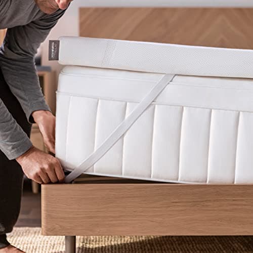Tempur-Pedic TEMPUR-Adapt + Cooling 3-Inch Twin Mattress Topper Medium Luxury Premium Foam, Washable Cover, Medium Cooling Topper,white 10
