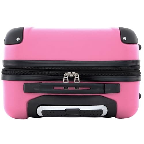 Travelers Club Chicago Hardside Expandable Spinner Luggages, Hot Pink, 20" Carry-On, HS-20720-EX-690N 8