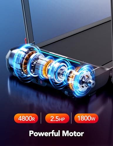 YISUFO 2 in 1 Folding Treadmill 6