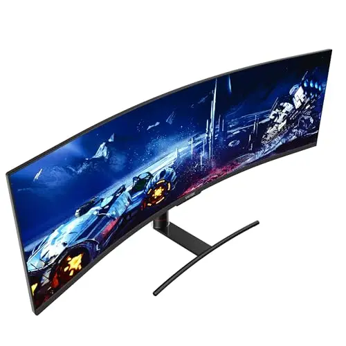 SUW49DA 49-Inch Super Ultrawide Curved Monitor, 1440p 120Hz 3ms 1800R, 5120x1440p 32:9 Dual QHD Monitor, 2x HDMI 2.0, 2x DP 1.4, 1x 3.5mm (Renewed) 6