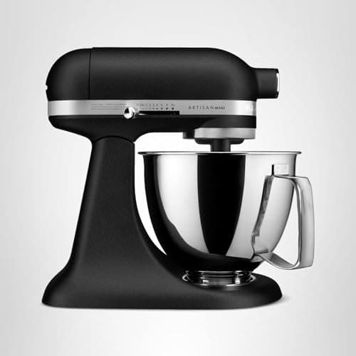 KitchenAid Artisan Mini 3.5 Quart Tilt-Head Stand Mixer - KSM3316X - Cast Iron Black 7