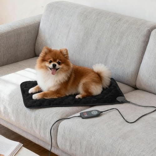 UTK 1Min Fast Heating Pad, 3X Deeper Pain Relief Far Infrared Heating Pad for Back & Cramps, 8 Heat Setting, 4H Auto Off, FSA-HSA Eligible, Adjustable Strap, Machine Washable,Valentine Gifts 12" x 24" 9