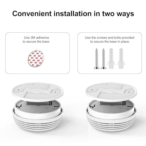 Fire Alarms Smoke Detectors, Photoelectric Sensor Smoke Alarm Battery Operated, Fire Alarm with Test Button & Low Battery Signal, LED Warning Light 85 dB Alarm Sound for Bedroom and Home, 1 Pack 8