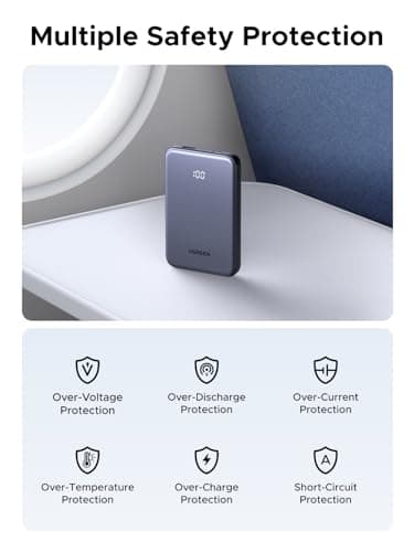 UGREEN Power Bank 10,000mAh 22.5W, Compact Portable Charger USB-C PD3.0 Travel Fast Charging Battery Pack with Digital Display for iPhone 17/16/15/14/13/12 Pro Max, Galaxy S25/S24 Ultra 7