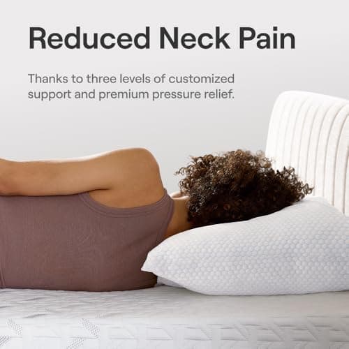 Nectar Tri-Comfort Cooling Pillow - Adjustable Support & Firmness - Cooling Cover - Pressure Relief - Helps Reduce Neck Pain - Premium Memory Foam & Microfiber Down Alternative 5