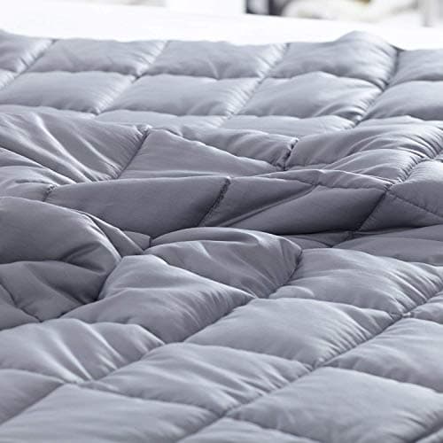 Waowoo Weighted Blanket for Adults (Inner Layer Dark Grey, 17lbs 60"x80") 6