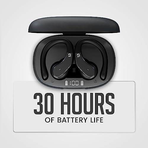 Back Bay Audio - Runner's Wireless Earbuds Bluetooth Headphones for Sports, Hook Over The Ear Buds, Deep Bass, Wrap Around Earphones with Earhooks for Running, Workout Wireless Headphones for The Gym 6
